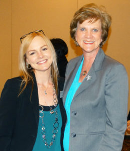 Picture of KCSDV Statewide Awards Luncheon Kathy Ray KCSDV & Marlou Wegener BCBS Foundation