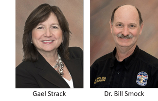 Gael Strack and Dr. Bill Smock