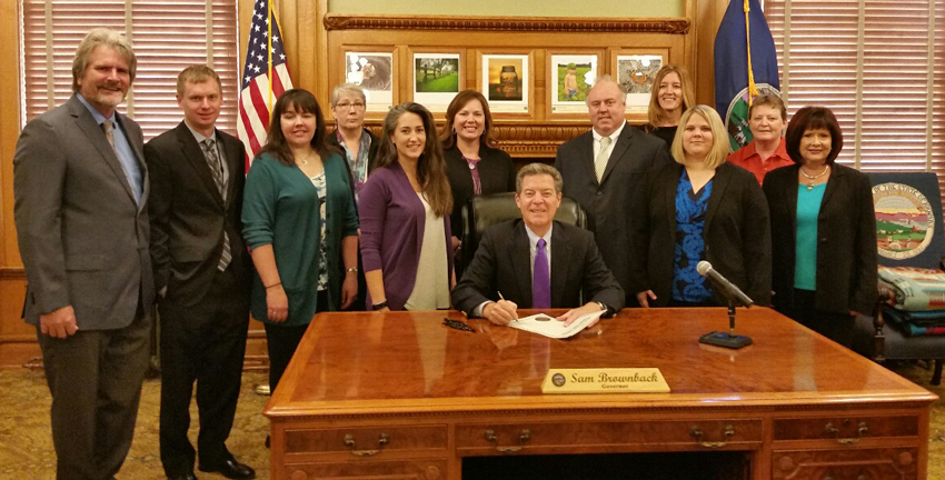 Kansas Domestic Violence Awareness Month Proclamation Signing 9-30-2016