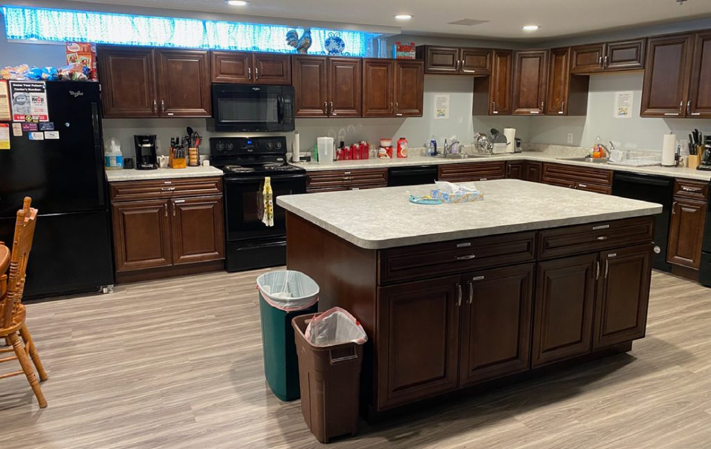 Kitchen in new SOS family shelter